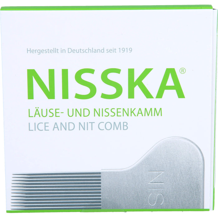 NISSKA Läuse- und Nissenkamm Metall, 1 St