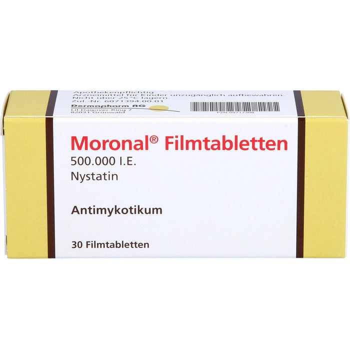 Dermapharm Moronal Filmtabletten Antimykotikum, 30 pc Tablettes