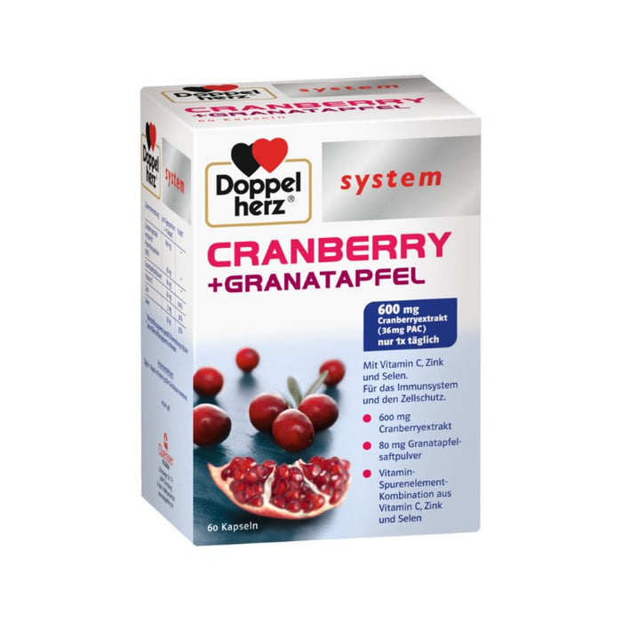 Doppelherz system CRANBERRY + GRANATAPFEL, 60 pc Capsules