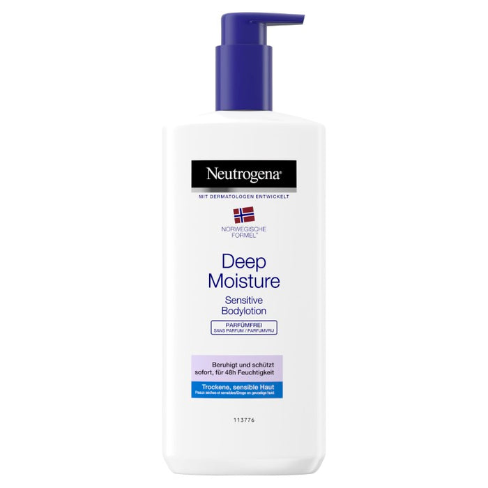 Neutrogena Deep Moisture Bodylotion Sensitive, 400 ml soins du corps