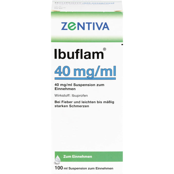 Ibuflam Kindersaft 4 %, 100 ml Solution