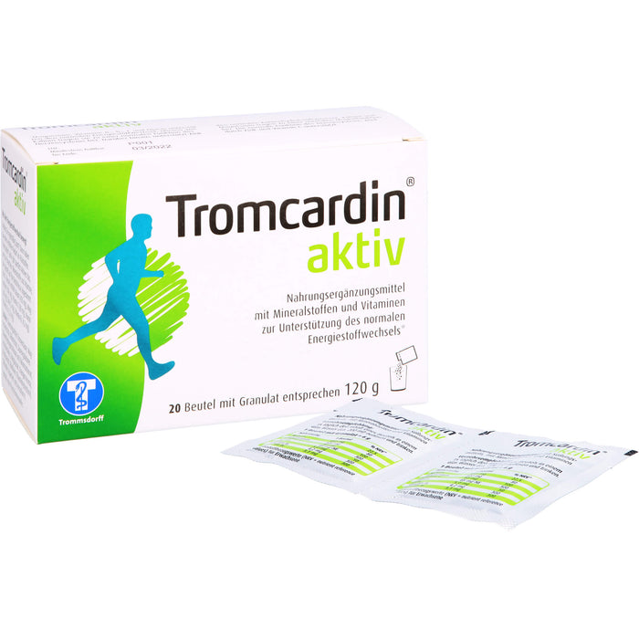 Tromcardin aktiv Granulat zur Unterstützung des normalen Energiestoffwechsels, 20 pc Sachets