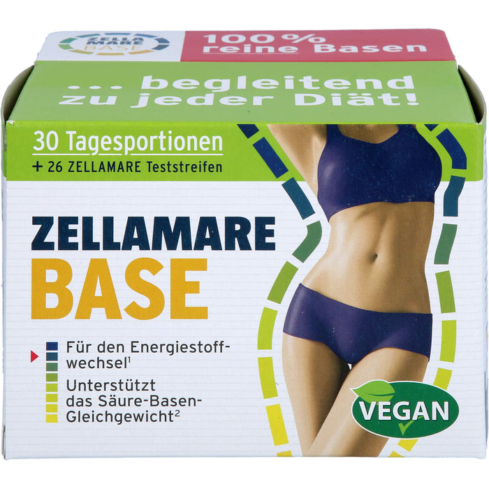 Zellamare Base Pulver unterstützt das Säure-Basen-Gleichgewicht, 30 pc Sachets