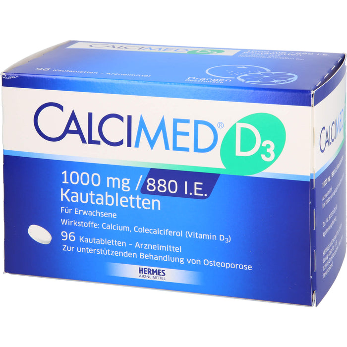 Calcimed D3 1000 mg/880 I.E. Kautabletten, 96 St KTA