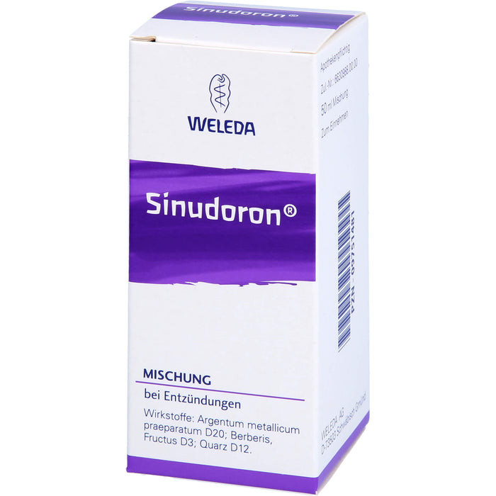 WELEDA Sinudoron Mischung bei Entzündungen, 50 ml Solution