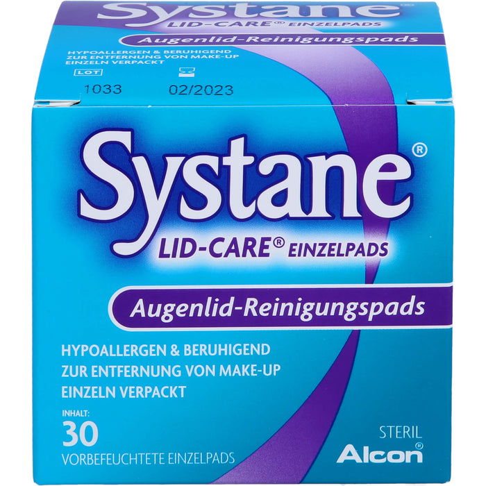 Systane LID-CARE Einzelpads Augenlid-Reinigungspads, 30 pcs. Cloths