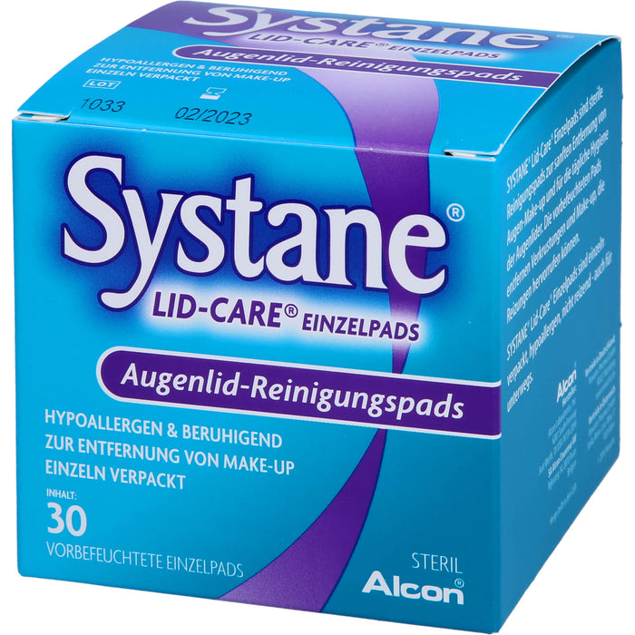 Systane LID-CARE Einzelpads Augenlid-Reinigungspads, 30 pc Tissus