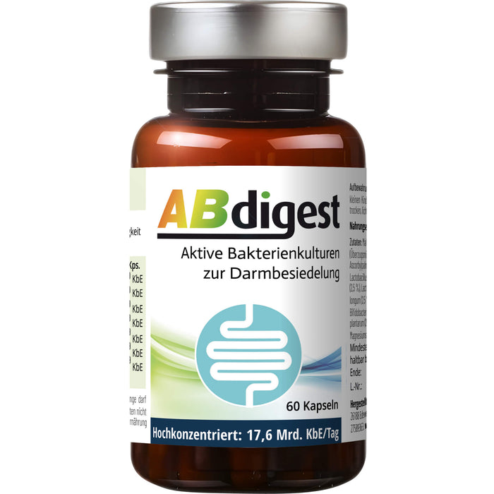 ABdigest Kapseln zur bakteriellen Darmbesiedelung, 60 pc Capsules