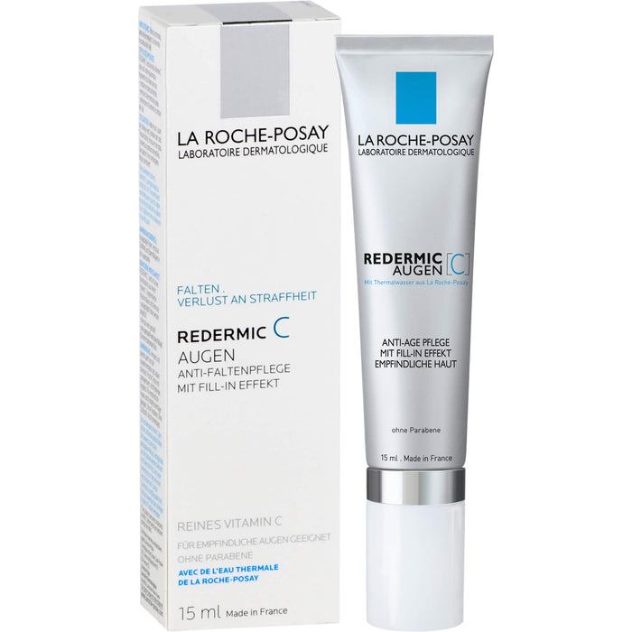 LA ROCHE-POSAY Redermic C Augen Anti-Faltenpflege, 15 ml Creme