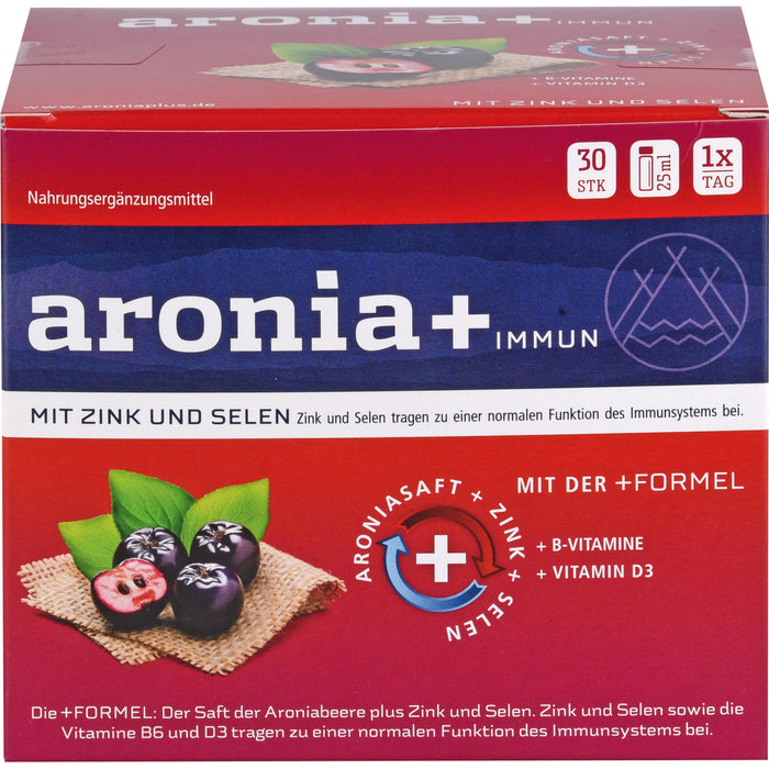 aronia+ immun Trinkfläschchen, 30 pcs. Ampoules