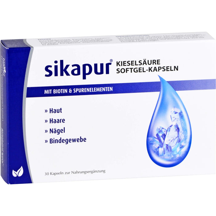 sikapur Kieselsäure Softgel-Kapseln, 30 St. Kapseln