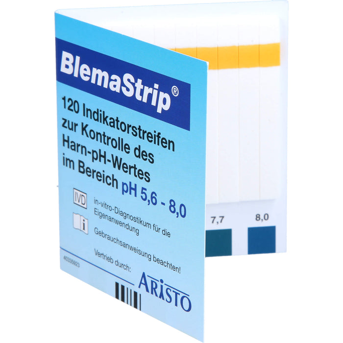 BLEMASTRIP PH 5,6-8,0 Urinteststreifen, 120 pc Bandelettes réactives