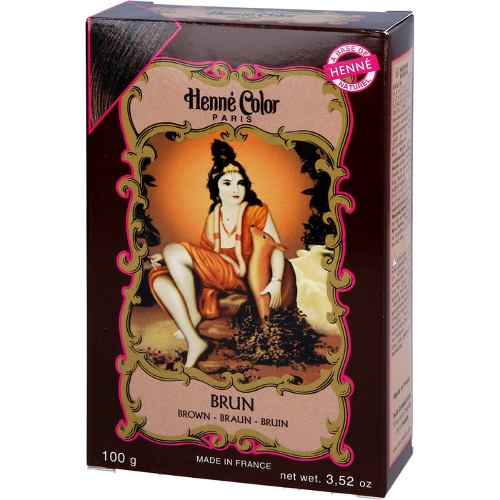 Henna Color Pulver Braun(Brun), 100 g PUL