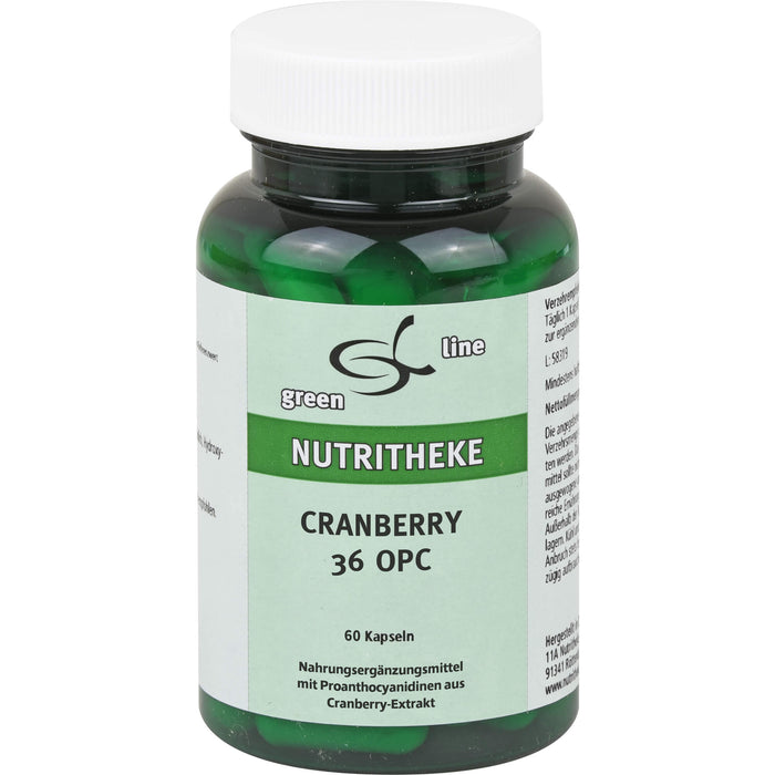 green line NUTRITHEKE Cranberry 36 Kapseln, 60 pcs. Capsules