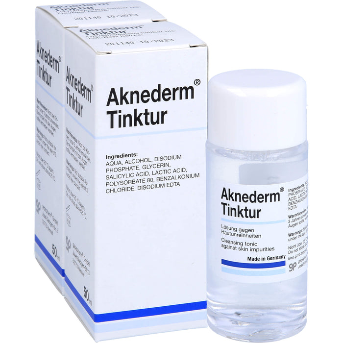 Aknederm Tinktur gegen Hautunreinheiten, 100 ml Lösung