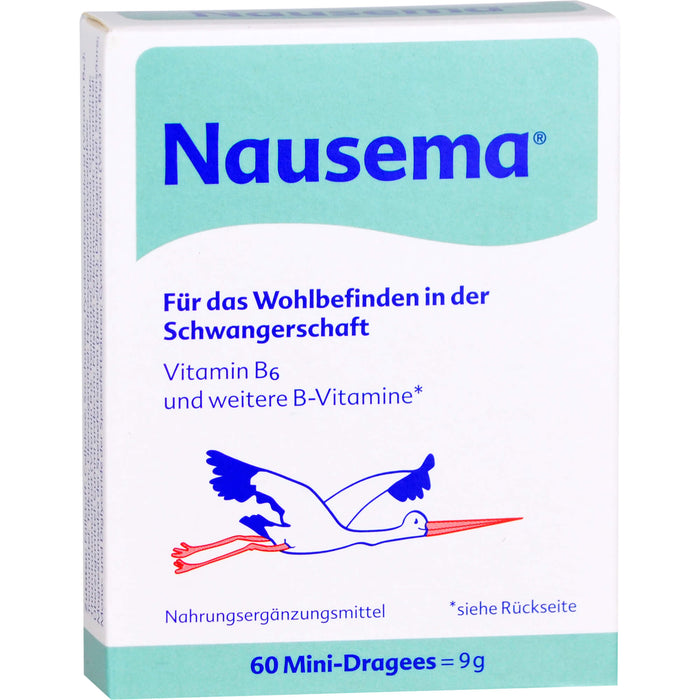 Nausema Mini-Dragees für Wohlbefinden in der Schwangerschaft, 60 St. Tabletten