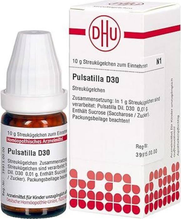 DHU Pulsatilla D30 Streukügelchen, 10 g Globules