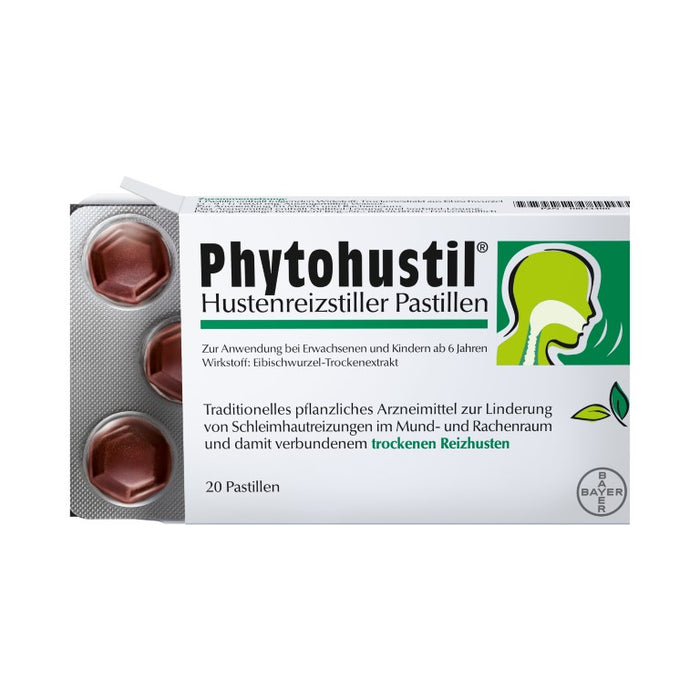 Phytohustil Hustenreizstiller Pastillen, 20 St. Pastillen