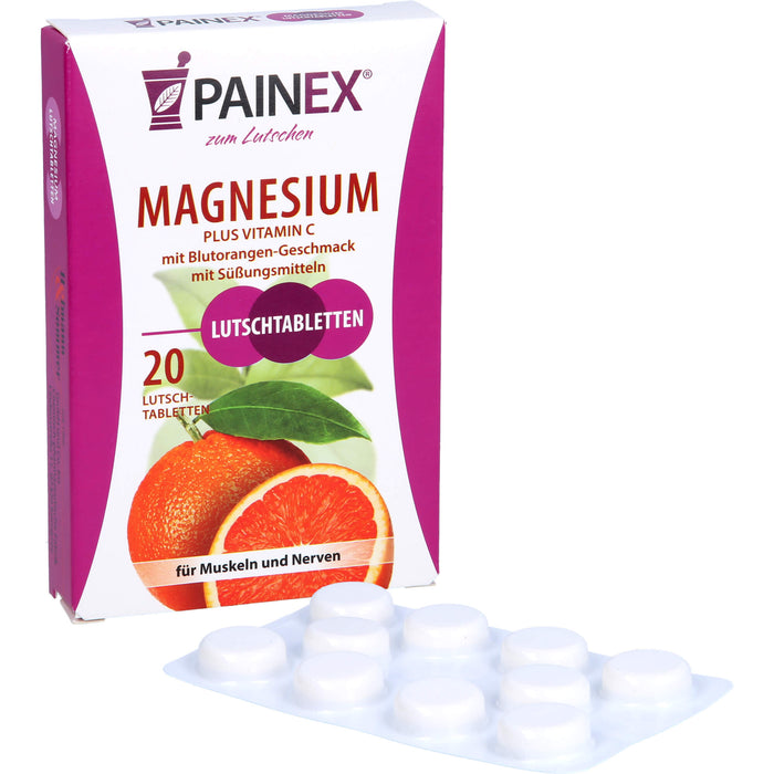 PAINEX Magnesium plus Vitamin C Lutschtabletten, 20 pc Tablettes