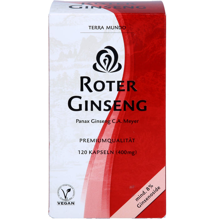 Roter Ginseng 400mg 8% von Terra Mundo, 120 St KAP