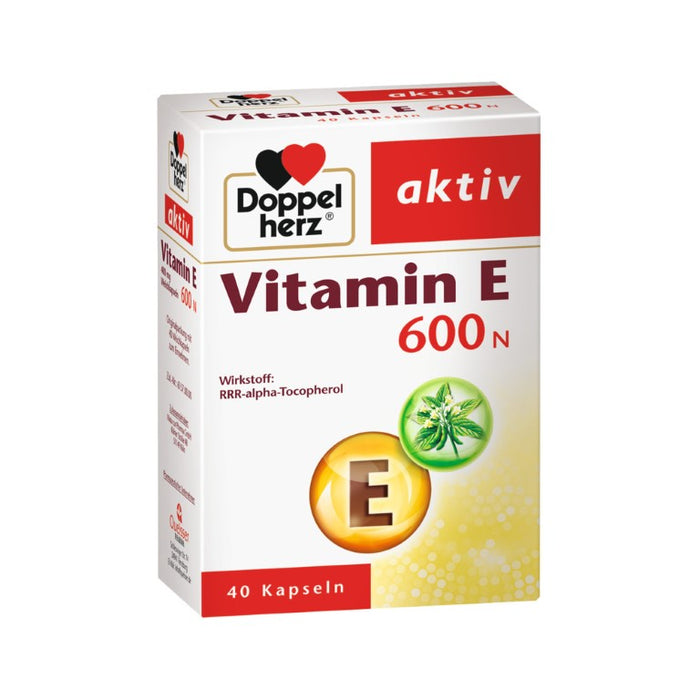 Doppelherz Vitamin E 600 N, 40 St KAP