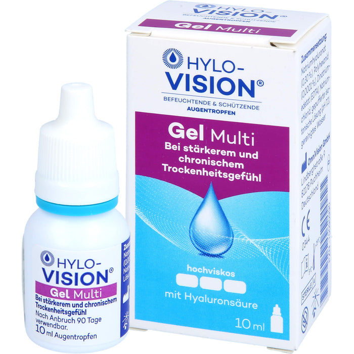 HYLO-VISION Gel Multi Augentropfen, 10 ml Solution