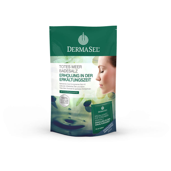 DermaSel Totes Meer Badesalz + Erkältungszeit SPA, 1 pcs. Combipack