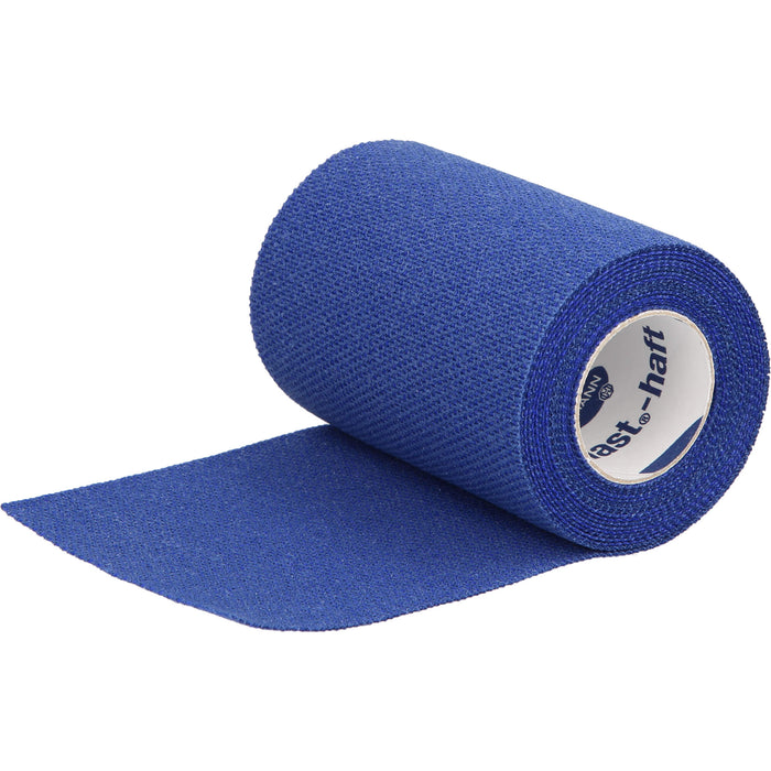 Idealast-haft color Binde 8cmx4m blau, 1 pc Bandage