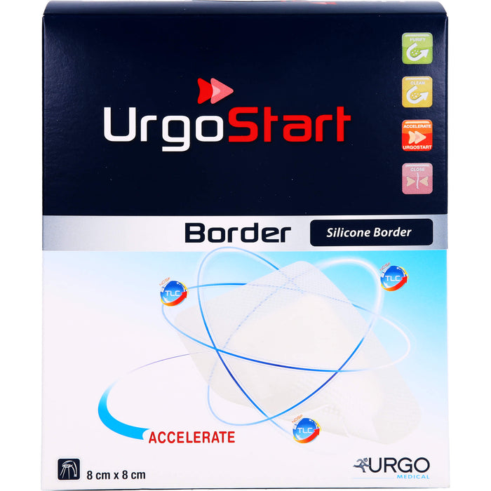 UrgoStart Border 8x8cm, 10 St VER