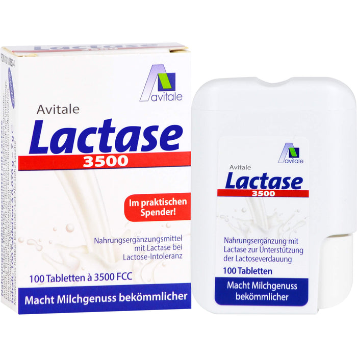 Avitale Lactase 3500 Tabletten, 100 pcs. Tablets