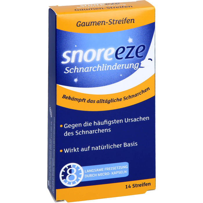 snoreeze Schnarchlinderung Gaumen-Streifen, 14 St. Streifen