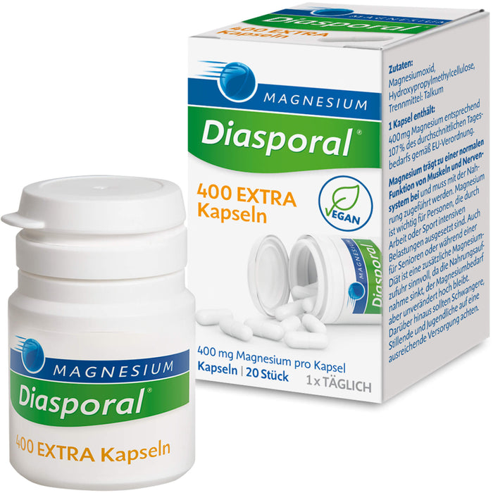 Magnesium-Diasporal 400 extra Kapseln, 20 St. Kapseln