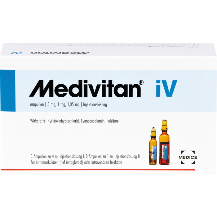 Medivitan iV Ampullen, 8 St. Ampullen