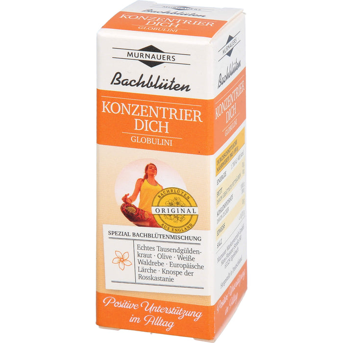 MURNAUERS Bachblüten Konzentrier Dich Globulini, 10 g Globules