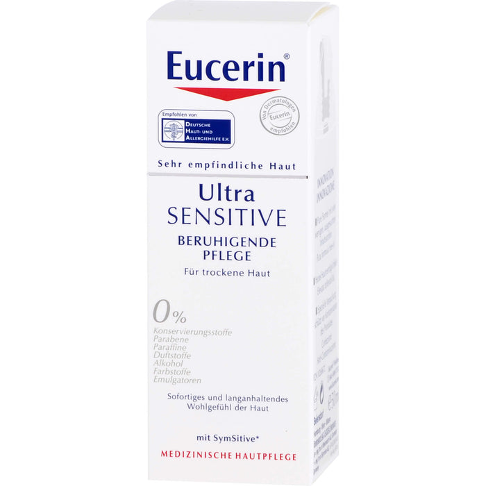 Eucerin Ultra Sensitive beruhigende Pflege für trockene Haut, 50 ml Crème