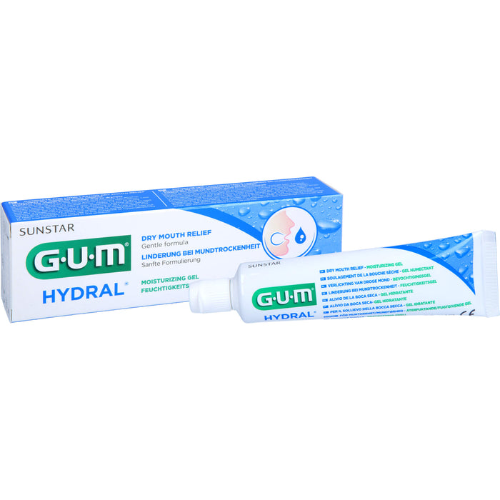 GUM HYDRAL Feuchtigkeitsgel Linderung bei Mundtrockenheit, 50 ml Toothpaste