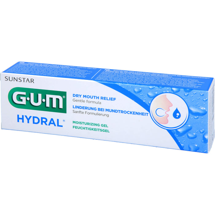 GUM HYDRAL Feuchtigkeitsgel Linderung bei Mundtrockenheit, 50 ml Toothpaste