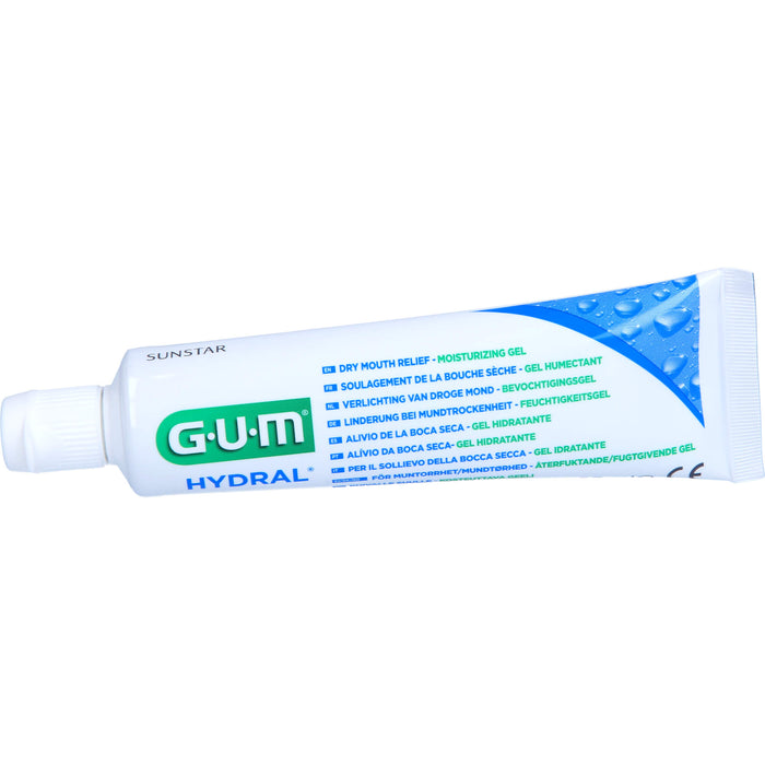 GUM HYDRAL Feuchtigkeitsgel Linderung bei Mundtrockenheit, 50 ml Zahncreme