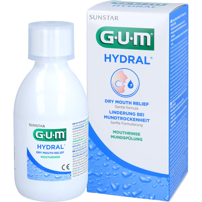 GUM HYDRAL Mundspülung, 300 ml Lösung