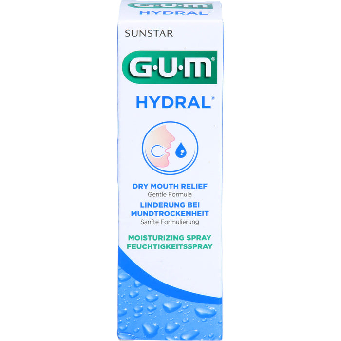 GUM HYDRAL bei Mundtrockenheit Feuchtigkeitsspray, 50 ml Solution