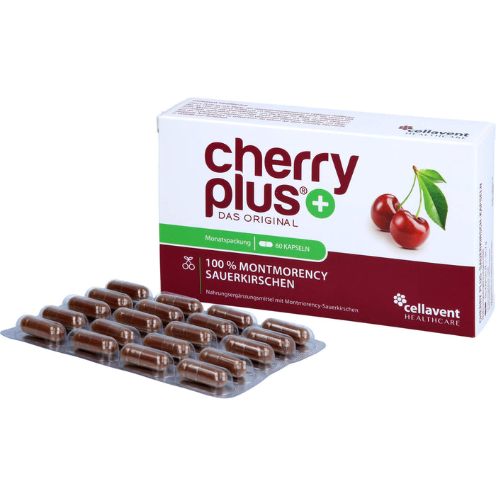 cherry plus 100 % Montmorency Sauerkirschen Kapseln, 60 pc Capsules