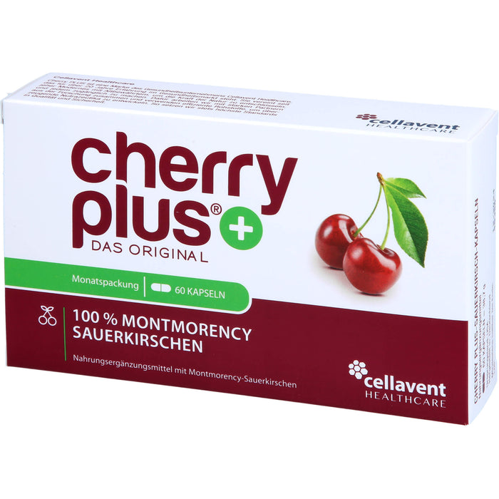 cherry plus 100 % Montmorency Sauerkirschen Kapseln, 60 pc Capsules