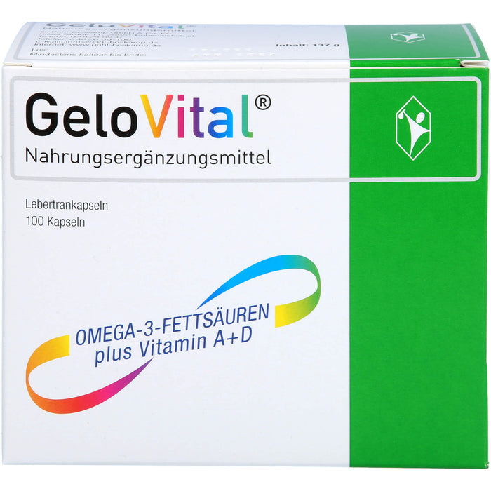 GeloVital Lebertrankapseln, 100 pcs. Capsules