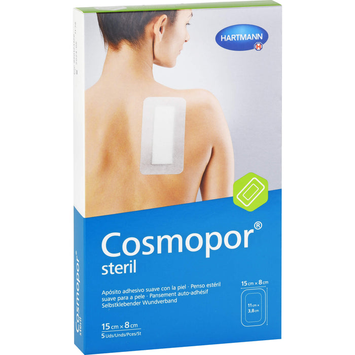 COSMOPOR STERIL 15X8CM, 5 St PFL