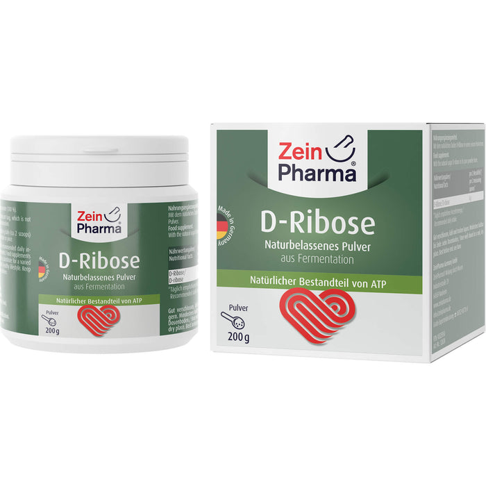 ZeinPharma D-Ribose Pulver, 200 g Powder