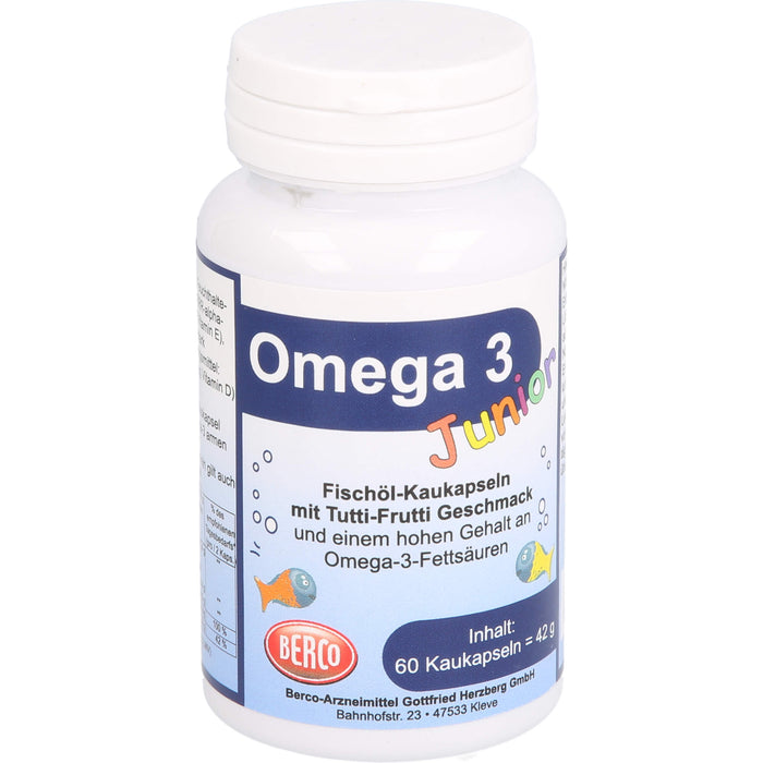 Omega 3 Junior Berco, 60 pcs. Capsules