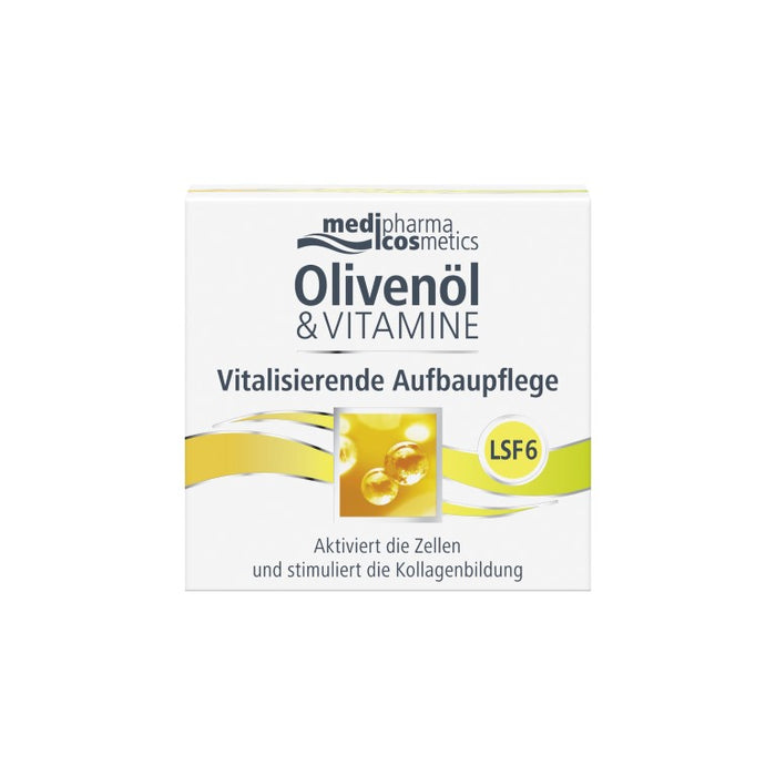 Olivenöl & Vitamine Vitalis. Aufbaupflege mit LSF, 50 ml Cream