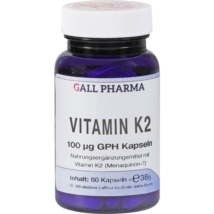 GALL PHARMA Vitamin K2 100 µg GPH Kapseln, 60 pc Capsules