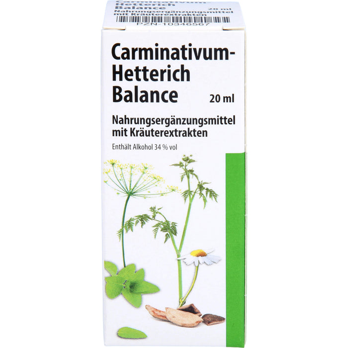 Carminativum-Hetterich Balance Tropfen, 20 ml Solution