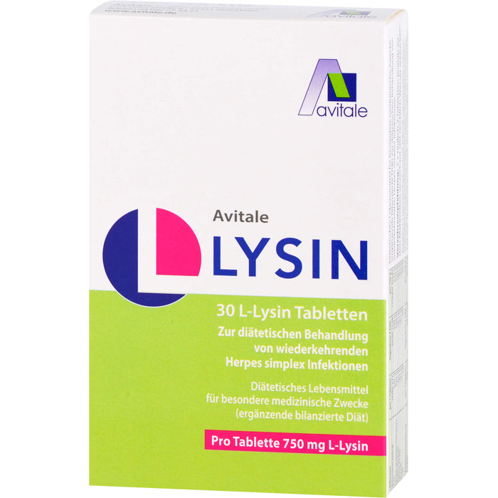 L-Lysin 750mg Tabletten, 30 St TAB